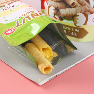 Plastik Tahan Air BRC Zip Pouch Kemasan Makanan Kantong  Makanan
