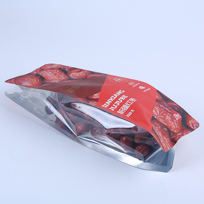 Side Gusset 60mic Custom Printed Packaging Bags Reclosable
