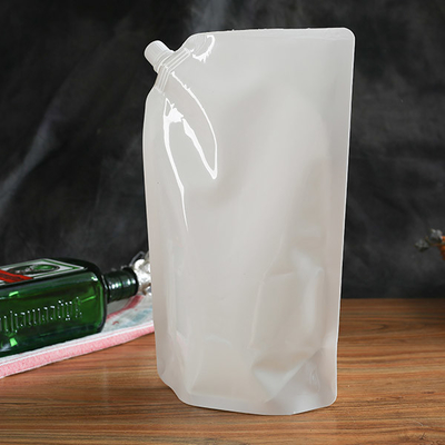 White Hand Sanitizer 60mic Liquid Packaging Pouch Kantung Pengisian Jus Deterjen