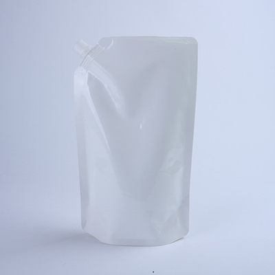 Doypack 60mic Spouted Liquid Stand Up Pouches Laundry Deterjen Powder Packing Pouches
