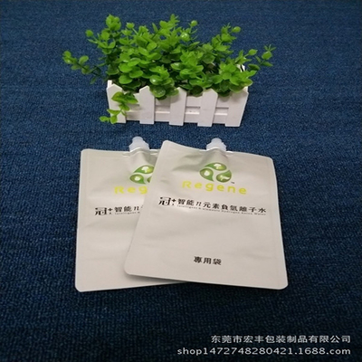 Plastik Aluminium Foil 60mic Hand Sanitizer Kemasan Kantong Kemasan Cair Dengan Cerat