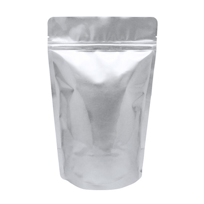 Ritsleting Hitam 50g Ritsleting Tas Resealable Mylar Bau Bukti Stand Up Pouch