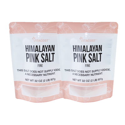 Pabrik Disesuaikan Dicetak Zipper Stand Up Pouch Mylar Bags 2KG Sea Salt Packing  Bags