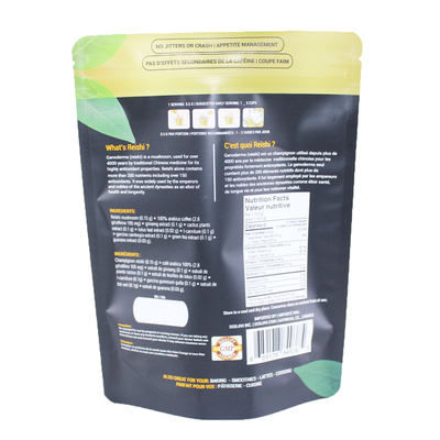 Stand Up Packaging Tas Makanan Ringan Stand Up Pouch Plastik Disesuaikan