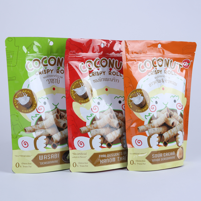 Plastik Tahan Air BRC Zip Pouch Kemasan Makanan Kantong  Makanan