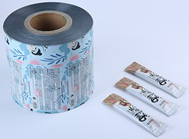 Sachet Laminated Film Roll BOPP Aluminium Foil Film Untuk Cookies