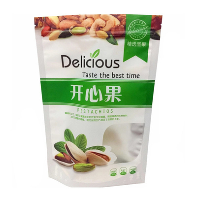 Stand Up Zipper Resealable  Heat Sealable Food Storage Doypack Packaging Pouches Bag With Clear window