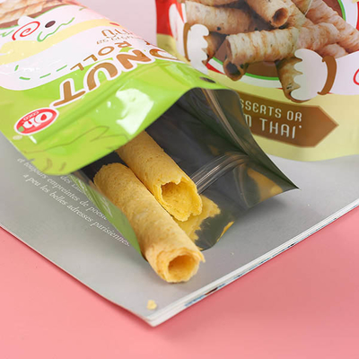 Heat Seal Standing Pouch Packaging Aluminium Foil Mylar Tear Notch Matte Black