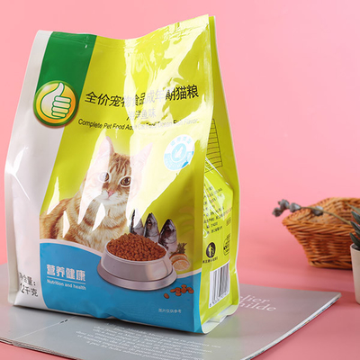 Zip Lock 12kg Kemasan Makanan Hewan Peliharaan yang Dapat Didaur Ulang 600g Tas Kemasan Perawatan Anjing