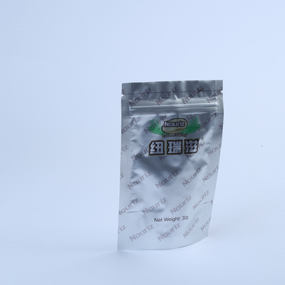 Matte ODM Zip Lock Stand Up Pouch Kantong Kertas BRC yang Dapat Ditutup Kembali