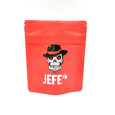 Proof Weed Edible Foil 3.5g Mylar Bags Disesuaikan 7g Mylar Foil Mini Pouches