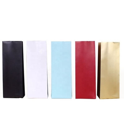 12oz Printed Aluminium Foil Pouch Quad Sealing Side Gusset Coffee Bags
