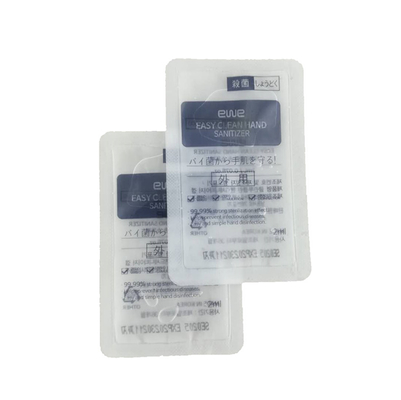 2ml 3ml 5ml Kemasan Sachet Cair Sekali Pakai 75% Kemasan Gel Alkohol Sachet