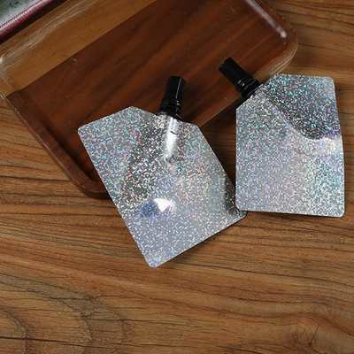 Kemasan Kosmetik Aluminium Stem Spout Pouch Kemasan Maskara Lip Makeup Brush Pouch