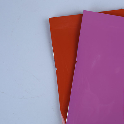Soft Plastic Three Side Seal Flat 60mic Matt Laminating Pouches Tea Packaging Bag
