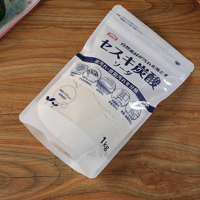 Kemasan Kantong Plastik Bening 1kg Kantong Makanan Ringan Reusable Mylar Zipper
