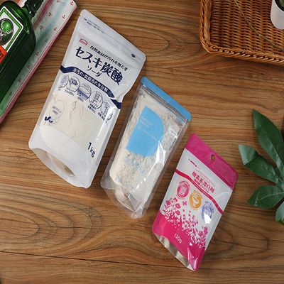 250g 750g Standing Pouch Packaging Zip Lock Untuk Bubuk Protein Whey