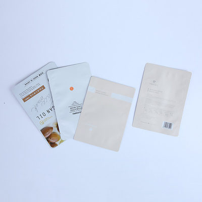 PET AL PE Laminated 60mic Mylar Heat Seal Bags Tiga Sisi Kantong Teh Panas Segel Panas