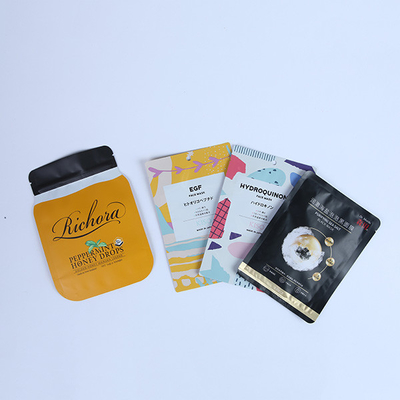 60mic Three Side Seal Pouch Flat 3 Side Seal Sachet ODM