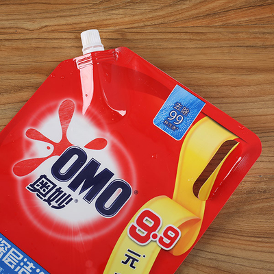 Peras 60mic Laminated Stand Up Pouch Juice Kemasan Minuman Plastik Untuk Selai