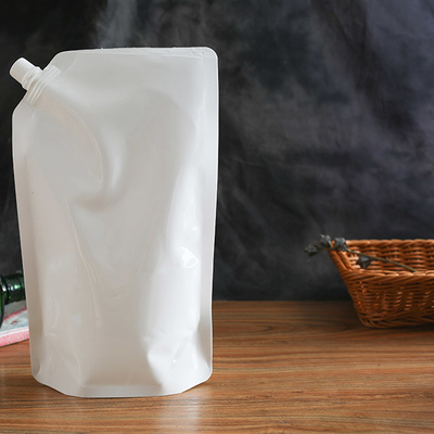 White Hand Sanitizer 60mic Liquid Packaging Pouch Kantung Pengisian Jus Deterjen