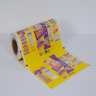 Kantong Makanan Madu Sachet Kemasan Makanan Roll Plastik Roll Packing Cetak Aluminium Foil