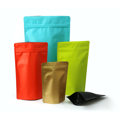 Putih Matt Gravure 50g Aluminium Foil Tas Kunci Zip Aluminium Spout Pouch Bukti Bau
