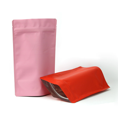 Putih Matt Gravure 50g Aluminium Foil Tas Kunci Zip Aluminium Spout Pouch Bukti Bau
