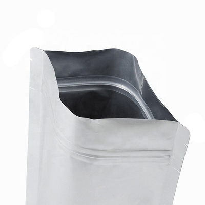 Ritsleting Hitam 50g Ritsleting Tas Resealable Mylar Bau Bukti Stand Up Pouch