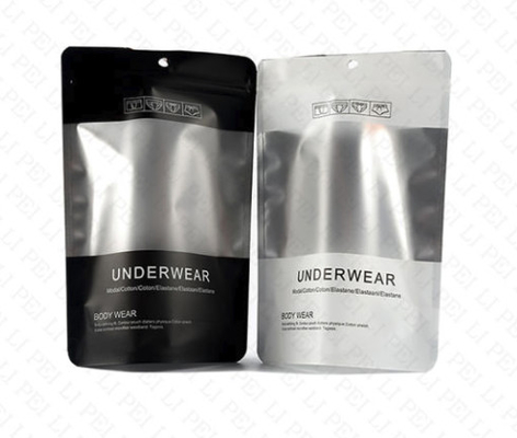 Matte Slider Print T Shirt Bags Frosted  ODM Kemasan Garmen Berkelanjutan