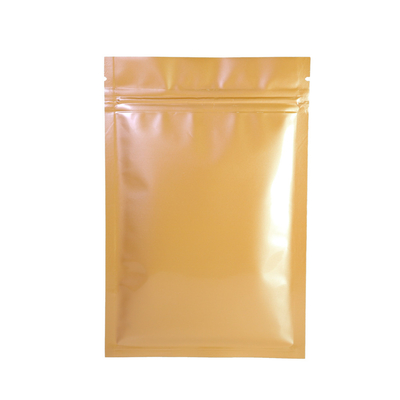 Ritsleting Tertutup Bau Bukti Mylar BRC Poly Resealable Bags Matt Black Bag