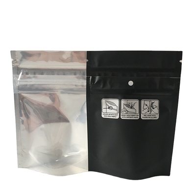 Kantong Tahan Anak Bunga BRC yang dapat ditutup kembali CR Exit 60mic  Mylar Pouch Grip Seal