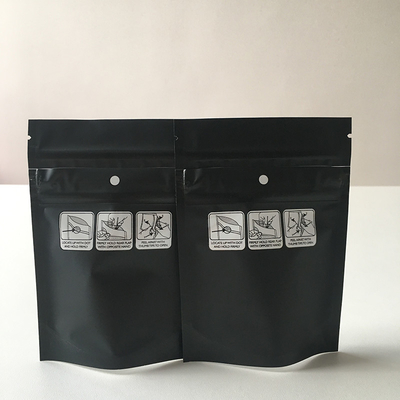 Cookies Weed 60mic Tas Tahan Anak Smell Proof Foil Mylar Bags Dengan Zipper