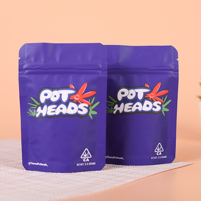 Kemasan Bebas BPA Self Standing Pouch 60 Mic Dengan Ritsleting