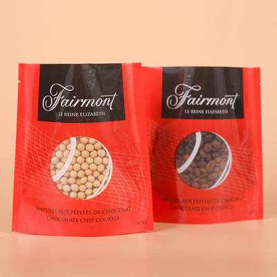 Kantong Stand Up Kompos Food Grade Tertutup 180mic Stand Up Barrier Pouches
