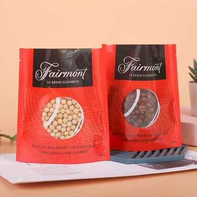 Kantong Stand Up Kompos Food Grade Tertutup 180mic Stand Up Barrier Pouches