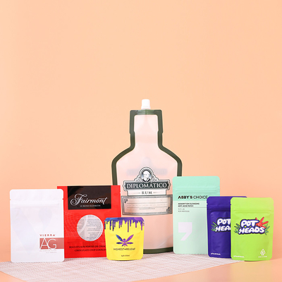 Kemasan Cairan CPP Stand Up Spout Pouch 180mic Untuk Minuman