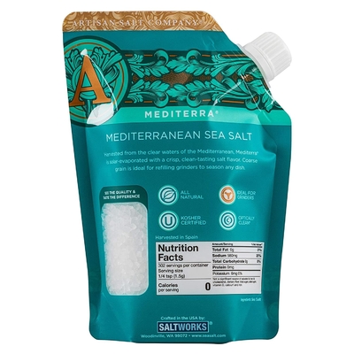 Logo kustom dicetak 250ml garam laut sachet sabun cair body scrub kemasan tas dengan label pribadi
