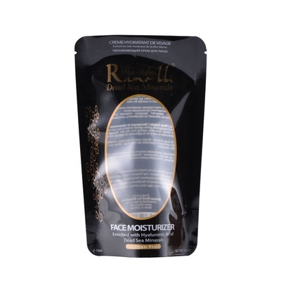 Kantong Stand Up 200G yang dapat ditutup kembali dengan  Custom Printed Sea Salt Packaging dengan jendela atau tanpa jendela
