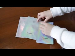 three side sealed pouch with laser effects